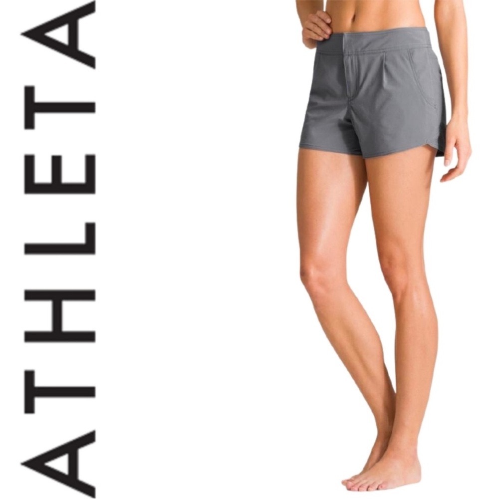 Athleta Wahina Athletic Gray Shorts